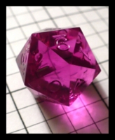 Dice : Dice - 20D - Game Science Precision Lavender Discontinued Color Gen Con Aug 2009